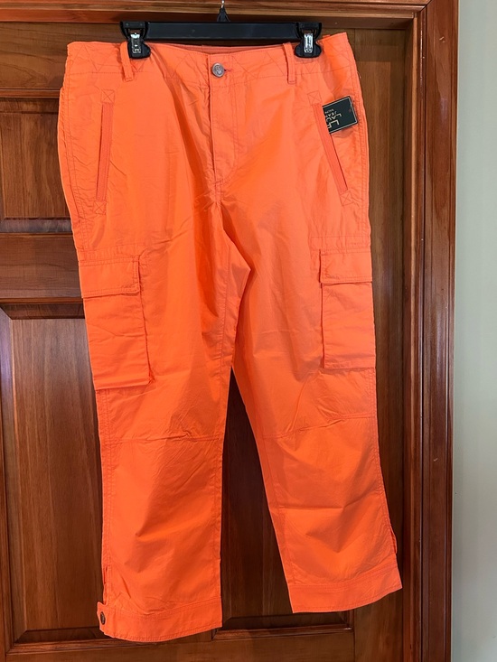 Lauren Jeans Company Pants - Lauren Jeans Company Orange Cargo Pants